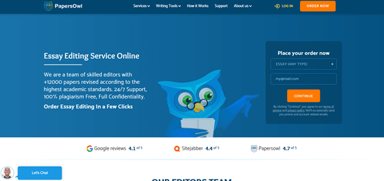 PapersOwl Proofreading review